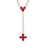 Tie Ruby Necklace Compass - Julissa No. 11