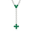 Tie Emerald Necklace Compass - Julissa No. 6
