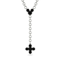 Tie Black Diamond Necklace Compass - Julissa No. 9 image 1