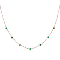 Minimalist Bezel Emerald Necklace - Liv No. 5 image 1