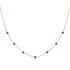 Minimalist Bezel Emerald Necklace - Liv No. 5