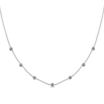 Minimalist Bezel Diamond Necklace - Liv No. 3 image 1