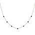 Minimalist Bezel Black Diamond Necklace - Liv No. 9