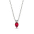 Pear Ruby Pendant - Logan No. 12