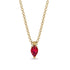 Pear Ruby Pendant - Logan No. 10