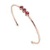 3 Stone Ruby Braclet - Eileen No. 11