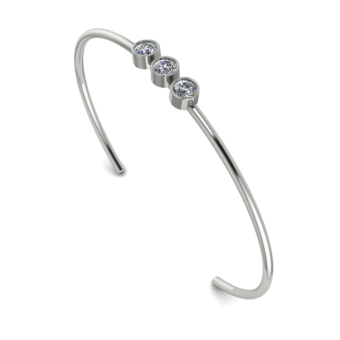 3 Stone Diamond Braclet - Eileen No. 3