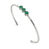 3 Stone Emerald Braclet - Eileen No. 6