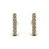 Geometrical Gold Bar Diamond Earrings - Bonnie No. 1