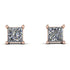 Princess Cut Stud Earrings - Kenia No. 2 image 5