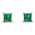 Princess Cut Stud Earrings - Kenia No. 5