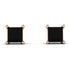 Princess Cut Stud Earrings - Kenia No. 8