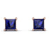 Princess Cut Stud Earrings - Kenia No. 14 image 5