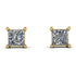Princess Cut Stud Earrings - Kenia No. 1