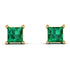 Princess Cut Stud Earrings - Kenia No. 4