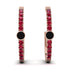 Hoop Black Diamond Earrings Micro Pave - Ansley No. 53 image 1