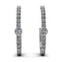 Hoop Diamond Earrings Micro Pave - Ansley No. 3 image 1