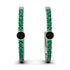 Hoop Black Diamond Earrings Micro Pave - Ansley No. 24