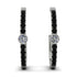Hoop Diamond Earrings Micro Pave - Ansley No. 33