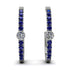 Hoop Diamond Earrings Micro Pave - Ansley No. 63 image 1