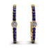 Hoop Diamond Earrings Micro Pave - Ansley No. 61