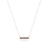 Small Diamond Necklace Bar With - Zahra No. 2 image 1