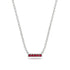 Small Ruby Necklace Bar With - Zahra No. 12 image 1