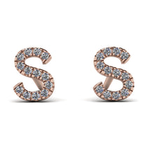 Personalised Initial Diamond Earrings - Gloria No. 2 image 1