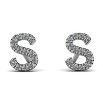 Personalised Initial Diamond Earrings - Gloria No. 3 image 1