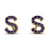 Personalised Initial Sapphire Earrings - Gloria No. 13 image 1
