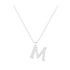 M - Letter Name Necklace Initial Necklace
