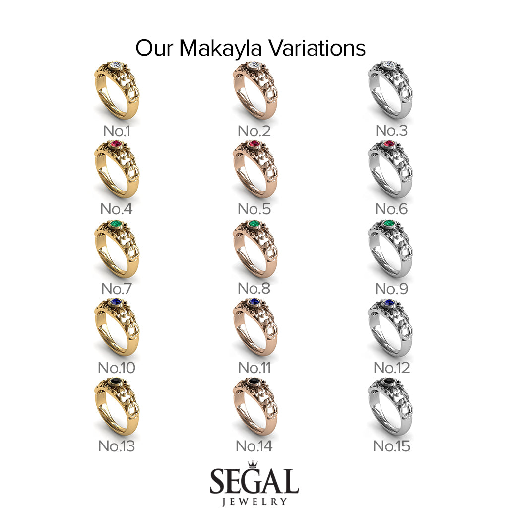 The Ancient Ring Green Emerald Ring- Makayla no. 9