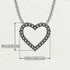 Heart Shaped Diamond Necklace - Marie No. 1 image 3