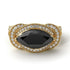 Milgrain Marquise Black Diamond Engagement Ring - Marley No. 7