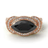 Milgrain Marquise Black Diamond Engagement Ring - Marley No. 8 image 3