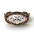 Milgrain Marquise Diamond Engagement Ring - Marley No. 32 image 3