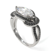 Milgrain Marquise Diamond Engagement Ring - Marley No. 33 image 1