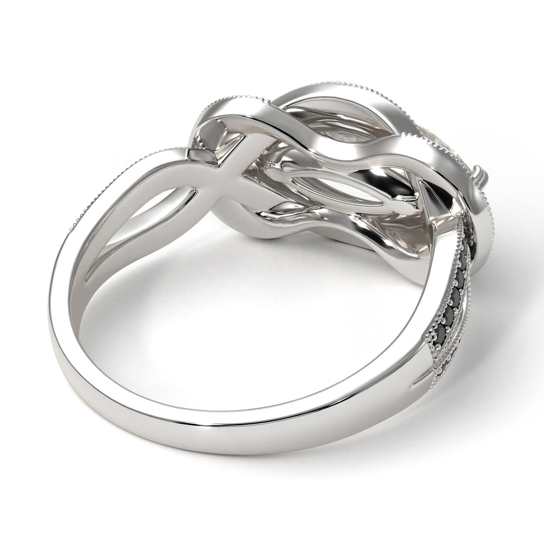Milgrain Marquise Diamond Engagement Ring - Marley No. 33