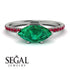 Marqise Emerald Engagement Ring - Lola No. 51