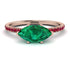 Marqise Emerald Engagement Ring - Lola No. 50