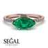Marqise Emerald Engagement Ring - Lola No. 5