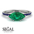 Marqise Emerald Engagement Ring - Lola No. 66
