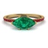 Marqise Emerald Engagement Ring - Lola No. 49