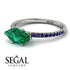 Marqise Emerald Engagement Ring - Lola No. 66