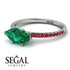 Marqise Emerald Engagement Ring - Lola No. 51