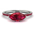 Marqise Ruby Engagement Ring - Lola No. 57