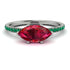 Marqise Ruby Engagement Ring - Lola No. 27