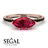 Marqise Ruby Engagement Ring - Lola No. 41