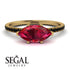 Marqise Ruby Engagement Ring - Lola No. 40