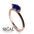 Marqise Sapphire Engagement Ring - Lola No. 44
